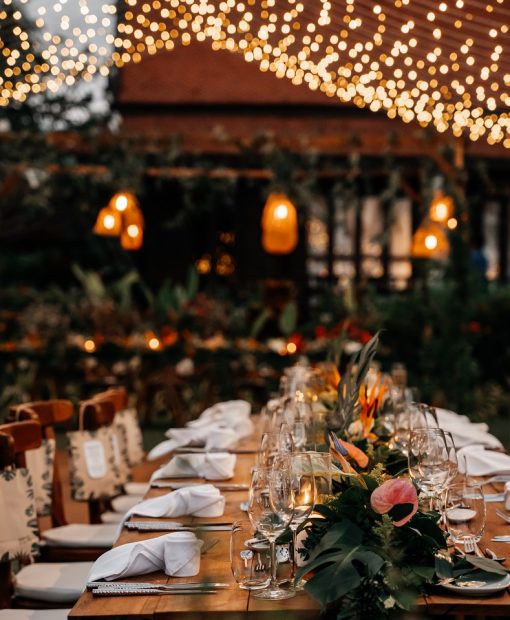 In-villa private chef catering in Phuket with curated menu and table service