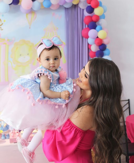 Princess makeover corner at a kids birthday party in Phuket