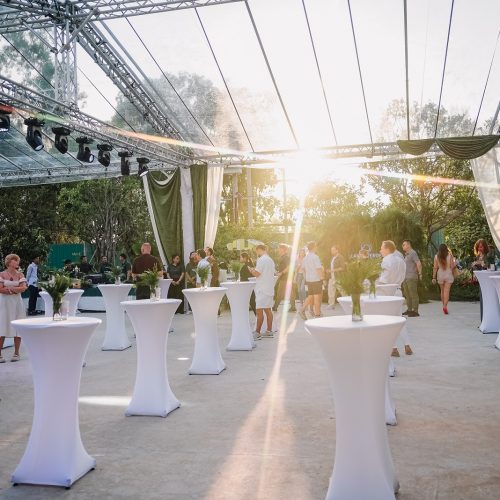 Event planning services Phuket Sunset cocktail reception at outdoor event